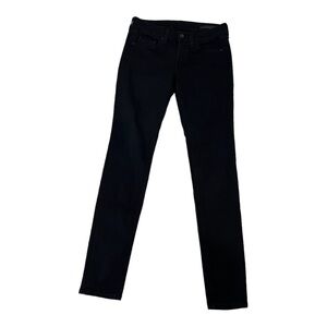 Rag and Bone Black Equestrian Stretch Cotton Blend Jeans 27